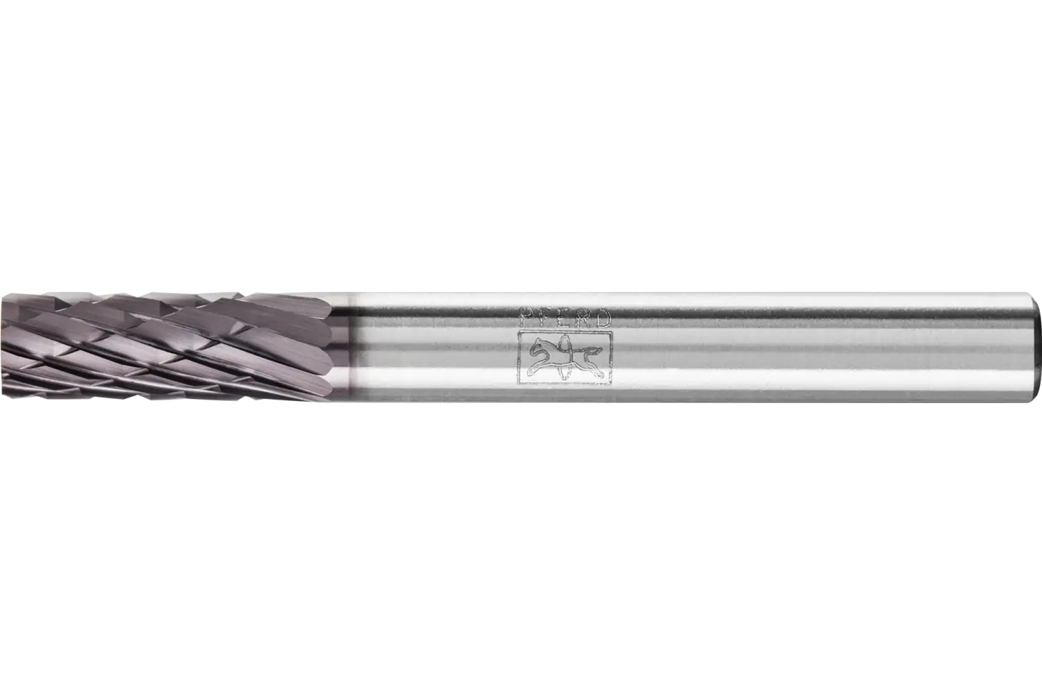 Picture of Pferd HICOAT® Carbide Bur SA-1 Cylindrical Uncut End DC 1/4" x 5/8" x 1/4" Shank